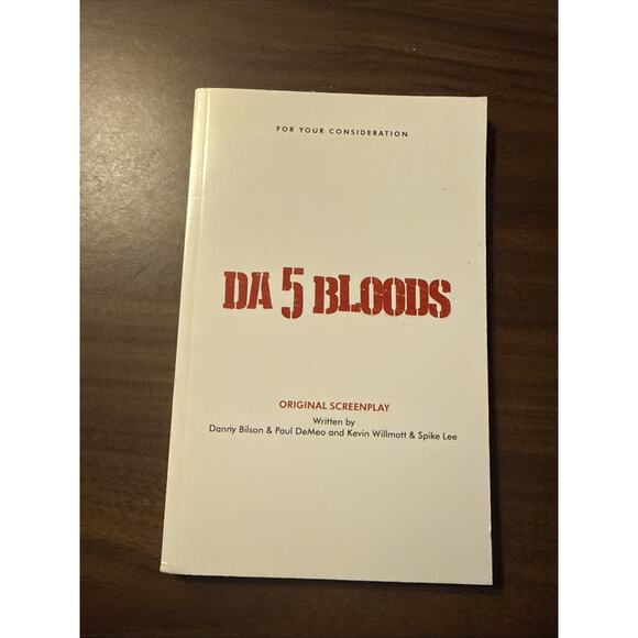 DA 5 Bloods Screenplay Paperback Book For Your Consideration - Picture 1 of 3